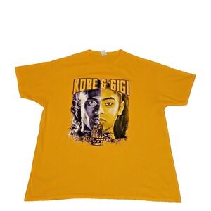 Kobe & Gigi Bryant Tribute T-Shirt XL Black Mamba Memorial Lakers Fan Pro Style
